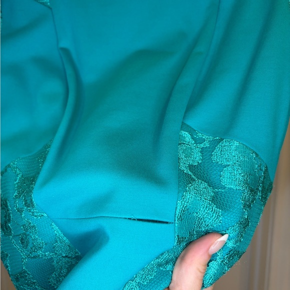ANTONIO MELANI Teal Long Sleeve Dress - Picture 3 of 8